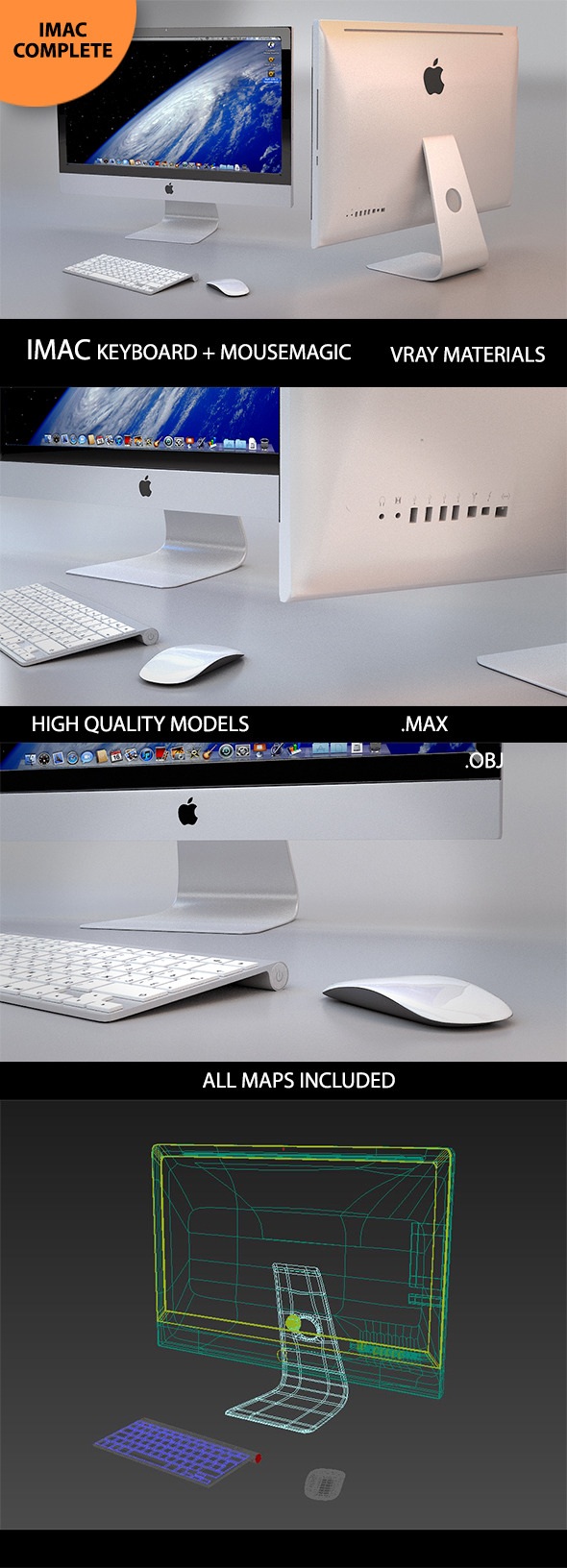 3d Imac Model - 3Docean 6959327