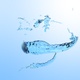 Twisted Blue Water Splash 4K - VideoHive Item for Sale