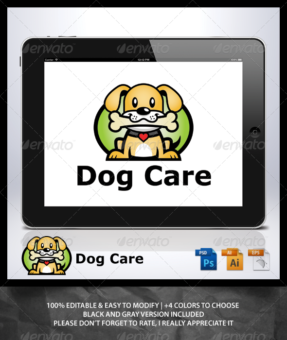 Dog Care Logo - Animals Logo Templates