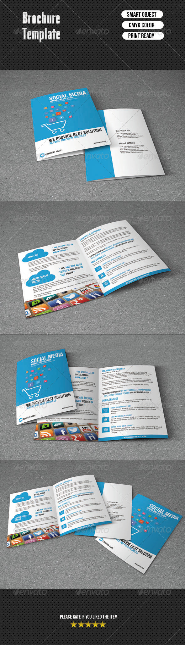 Social Media Marketing Brochure - Corporate Brochures