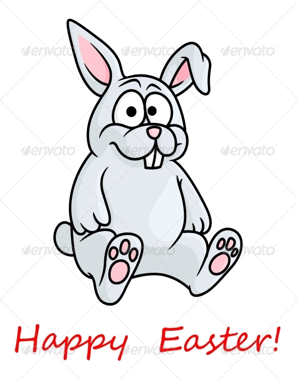 Little Grey Easter Bunny - Miscellaneous Seasons/Holidays