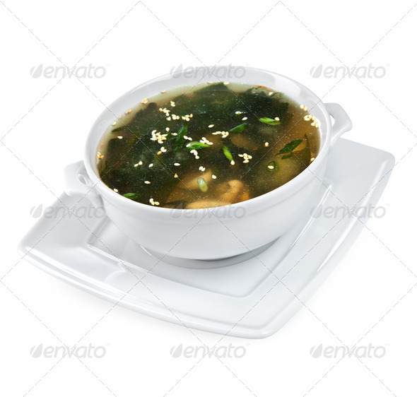 Soup from seafood - Stock Photo - Images