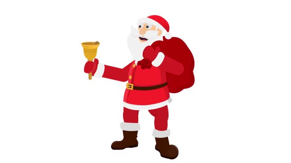 Santa Claus With A Bell
