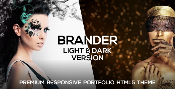 Brander - Premium Responsive Portfolio HTML5 Theme - Creative Site Templates