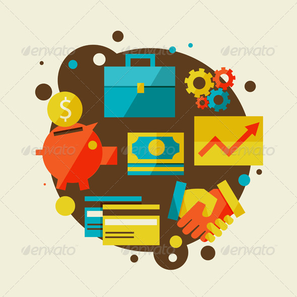 Finance and Business Concept - Concepts Business