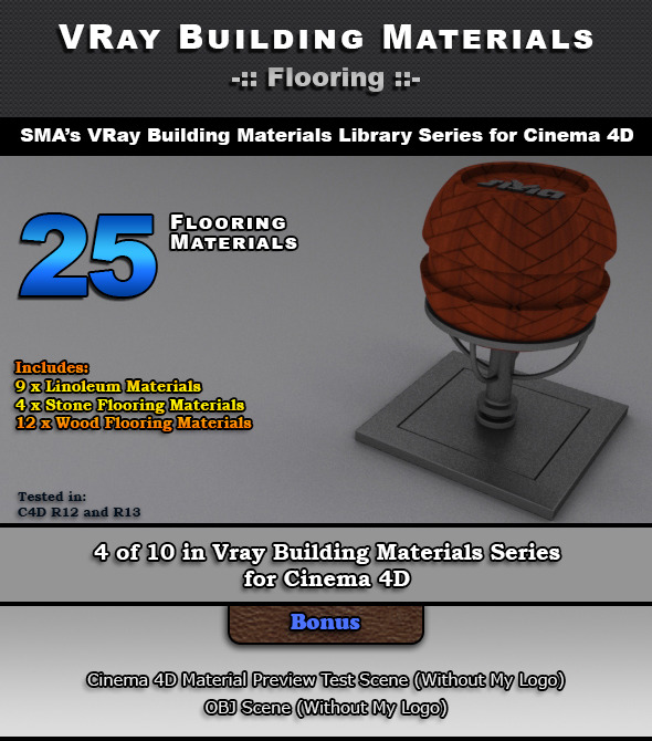 25 VRay Flooring - 3Docean 6966122