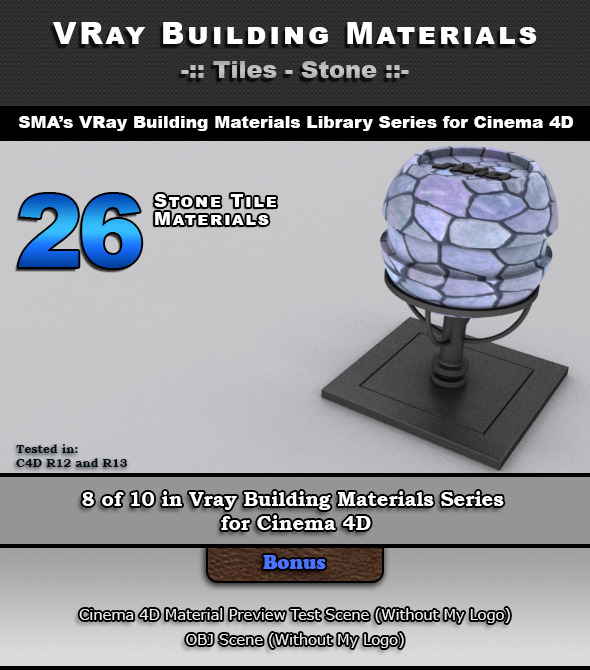 26 VRay Stone - 3Docean 6966655