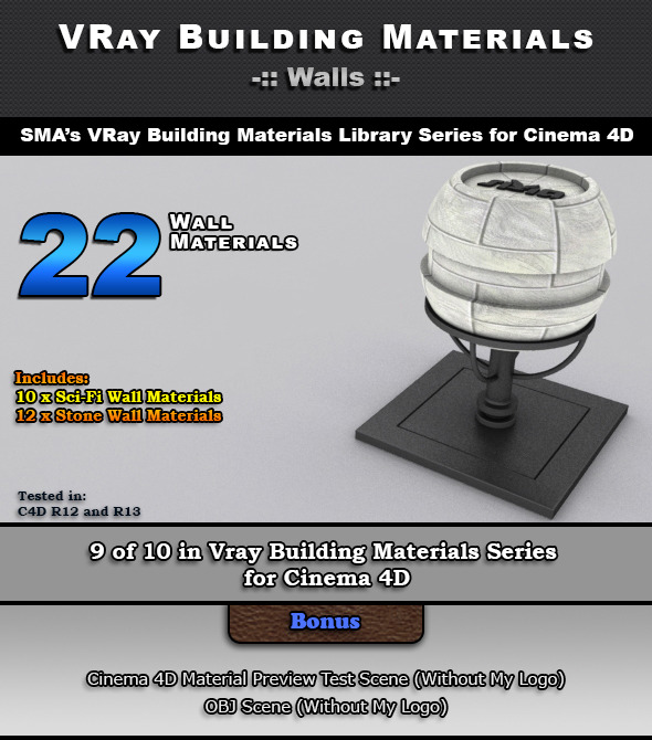 22 VRay Wall - 3Docean 6966680