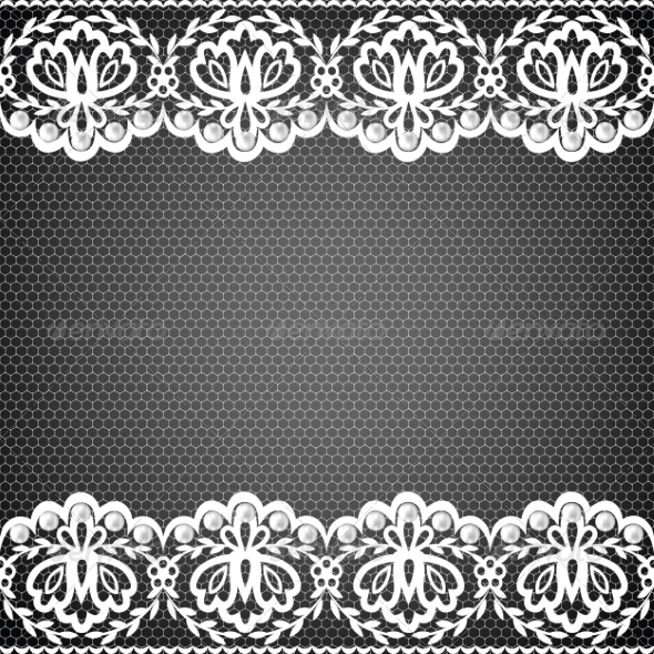 Lace Fabric Background - Backgrounds Decorative