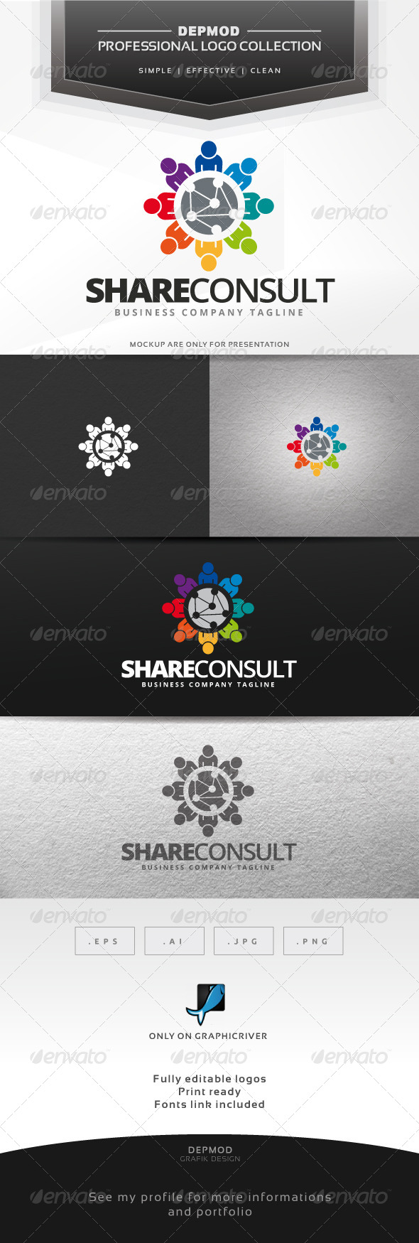 Share Consult Logo - Symbols Logo Templates