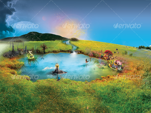 Puddle Of Dreams - Scenes Illustrations