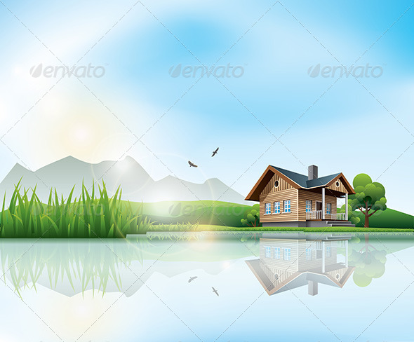 House at the Lake - Buildings Objects