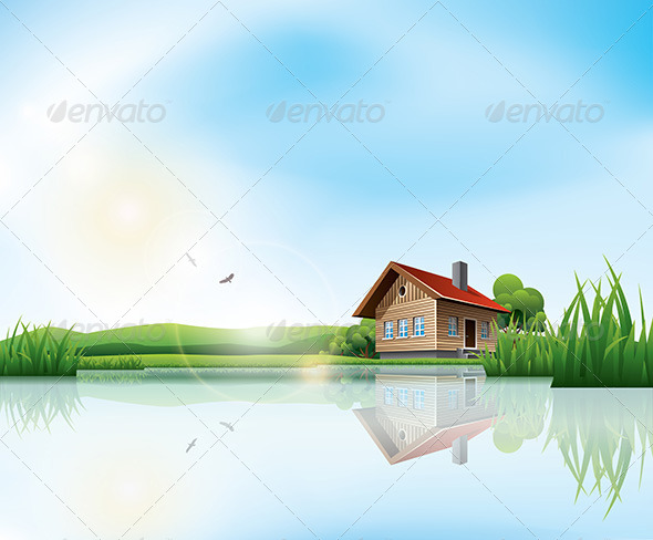 House at the Lake - Buildings Objects