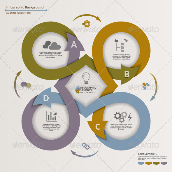 Embedded Infographic Arrows - Infographics