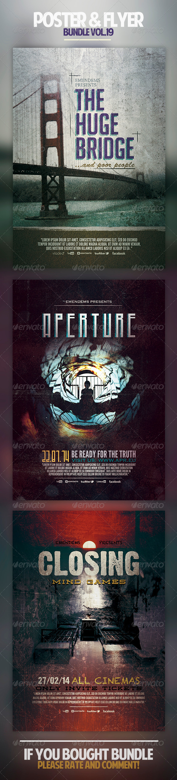 Poster & Flyer Bundle Vol.19 - Miscellaneous Events