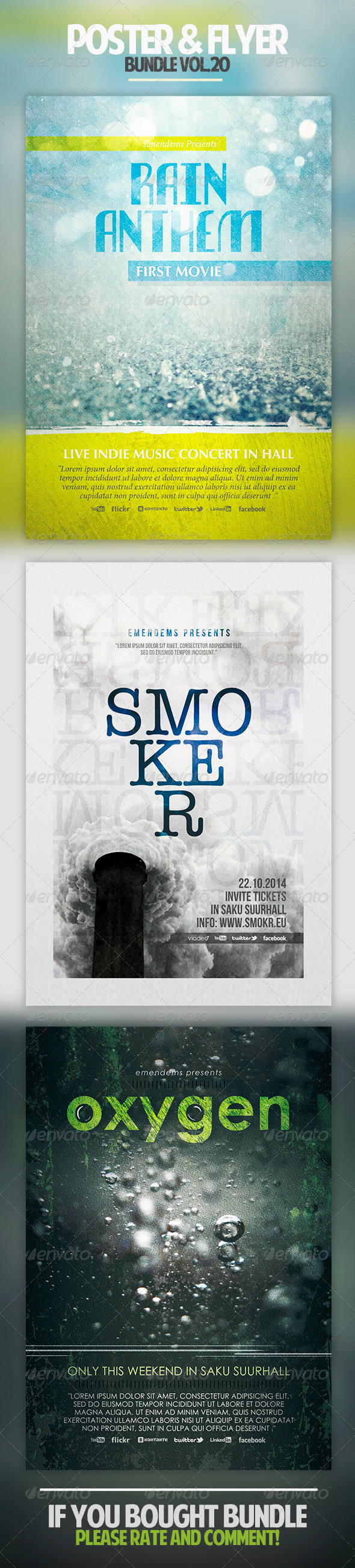 Poster & Flyer Bundle Vol.20 - Miscellaneous Events