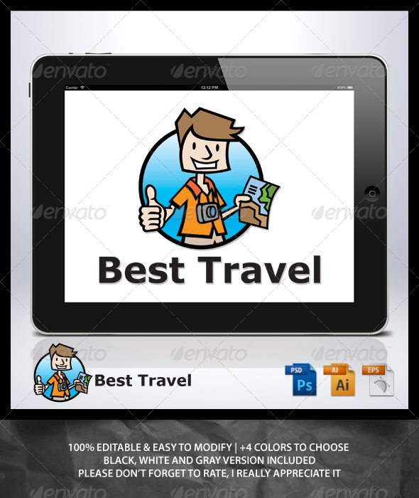 Best Travel - Humans Logo Templates