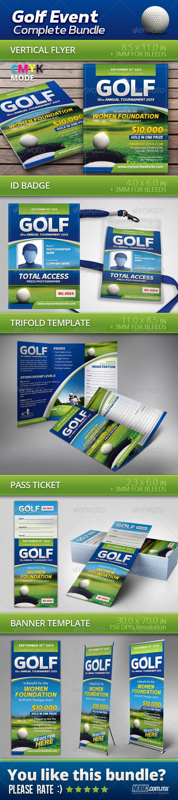 Golf Event Complete Bundle - Sports Events