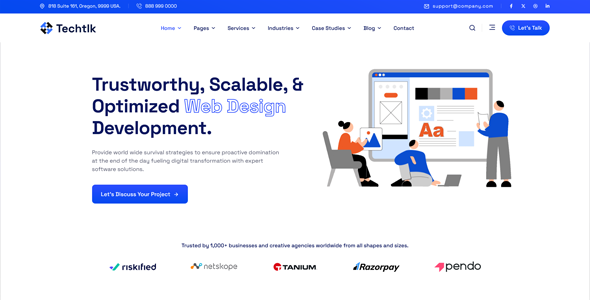 10 Best Software Company WordPress Themes for 2026 6 05 screen | 10 Best Software Company WordPress Themes for 2026