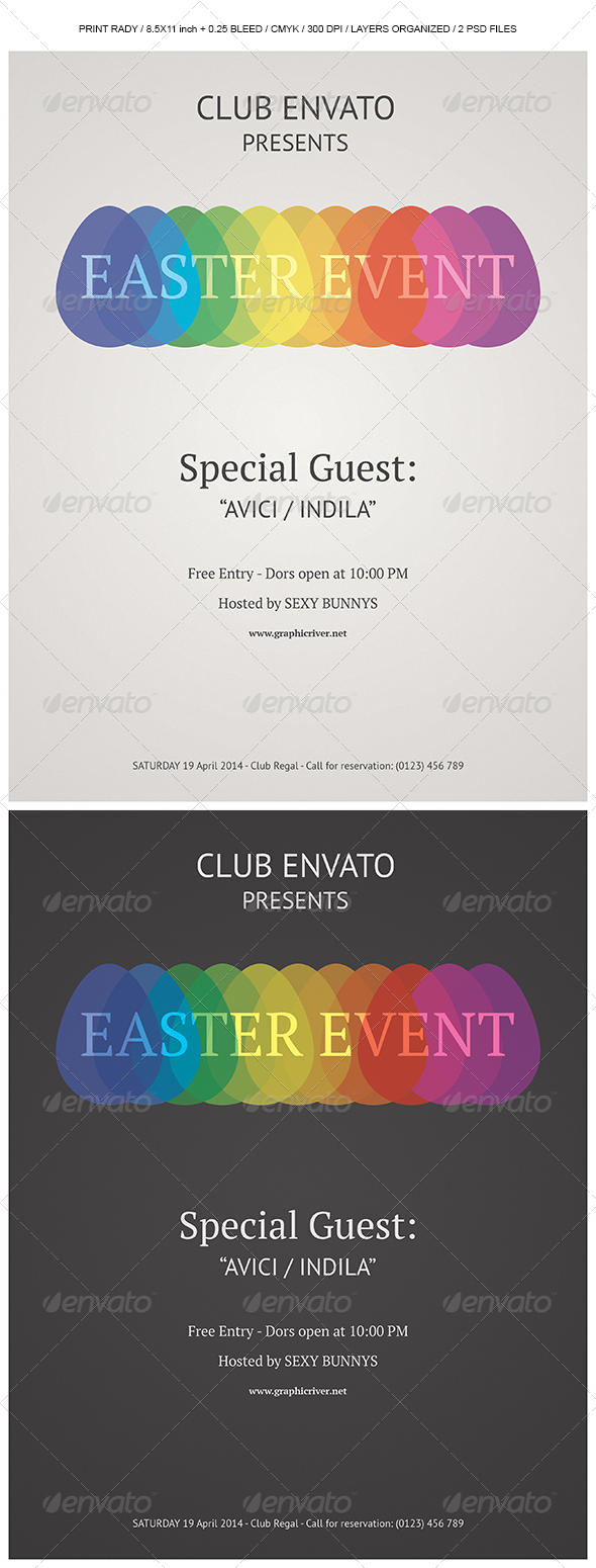 Easter Event Poster / Flyer - Events Flyers
