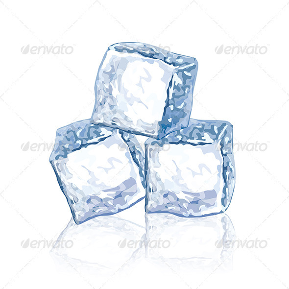 Ice Cubes - Food Objects