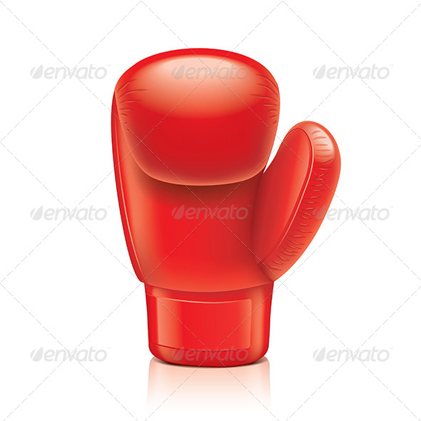 Red Boxing Glove - Sports/Activity Conceptual