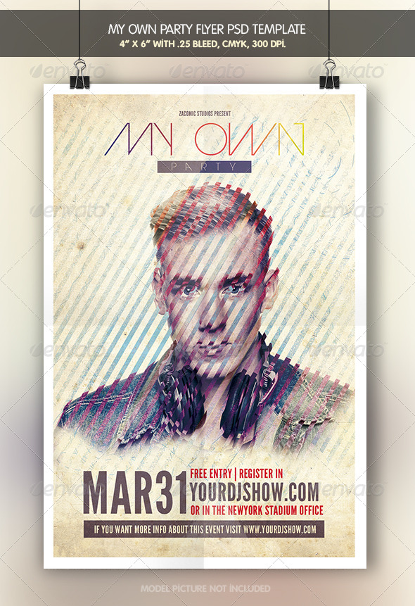 My Own Party | Flyer Template - Clubs & Parties Events