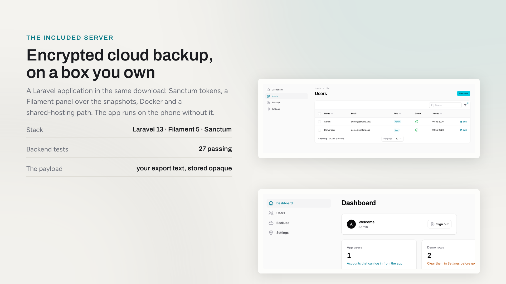 Settlora | Flutter Invoice Maker App with Laravel Cloud Backup