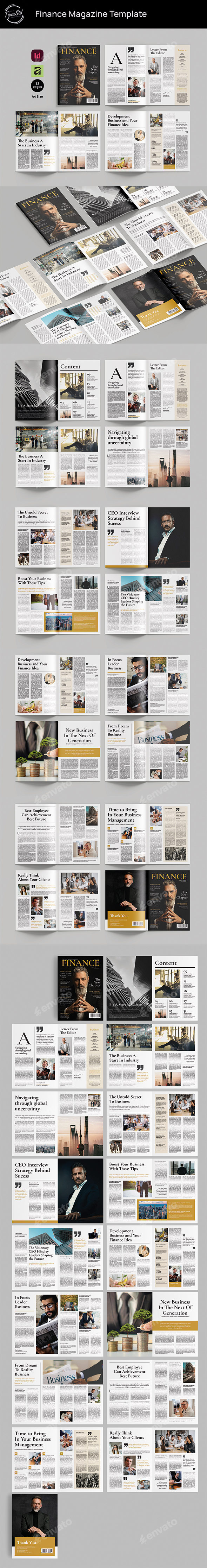Finance Magazine Template