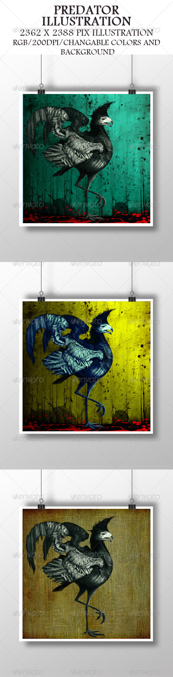 Predator Illustration - Illustrations Graphics