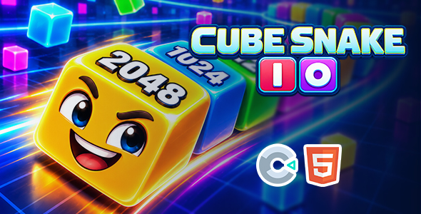 Cube Snake IO  | HTML5 Game
