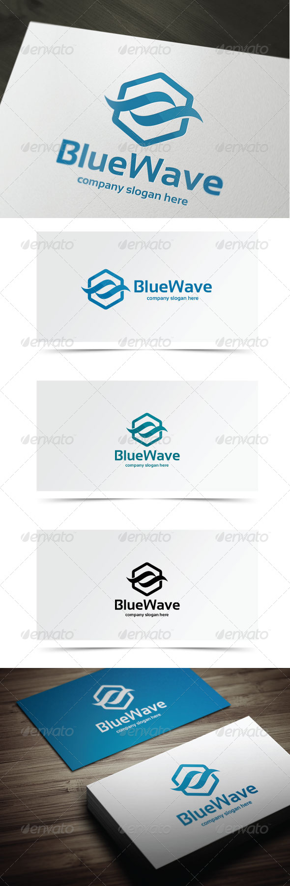 Blue Wave - Abstract Logo Templates