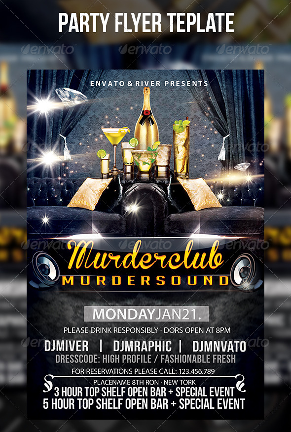 Nova Party Flyer Template - Events Flyers