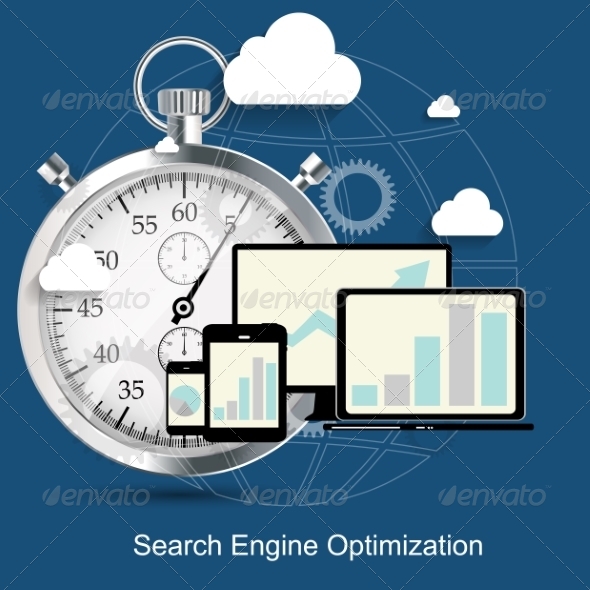 SEO - Search Engine Optimization Flat Icon - Web Technology