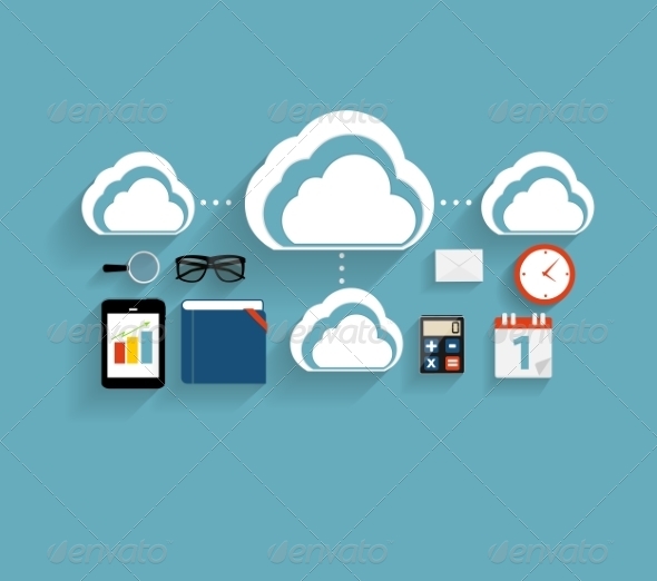 Cloud Computing Concept with Devices - Web Technology