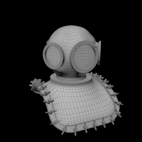 Underwater Helmet - 3Docean 6982215