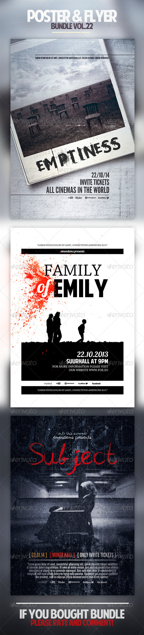 Poster & Flyer Bundle Vol.22 - Miscellaneous Events