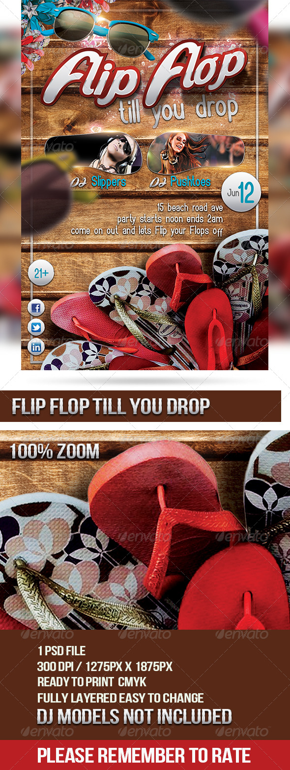 Flip Flop Till You Drop - Clubs & Parties Events