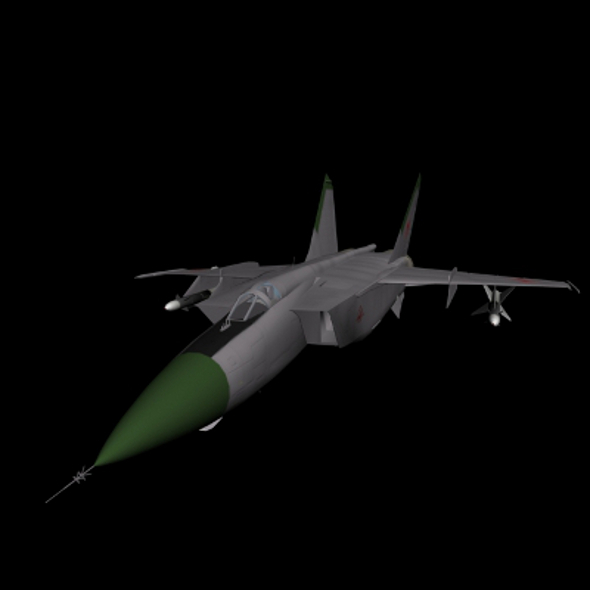 MiG-25 Interceptor Aircraft - 3Docean 6984001