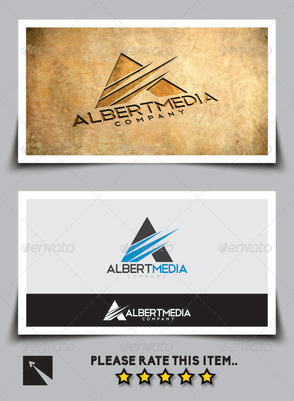 Albert Media "Letter A" Logo Template - Letters Logo Templates