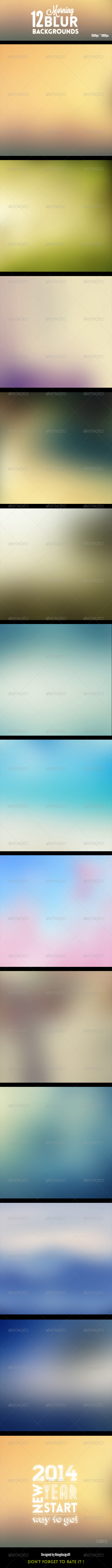 12 Morning Blur Backgrounds HD - Backgrounds Graphics