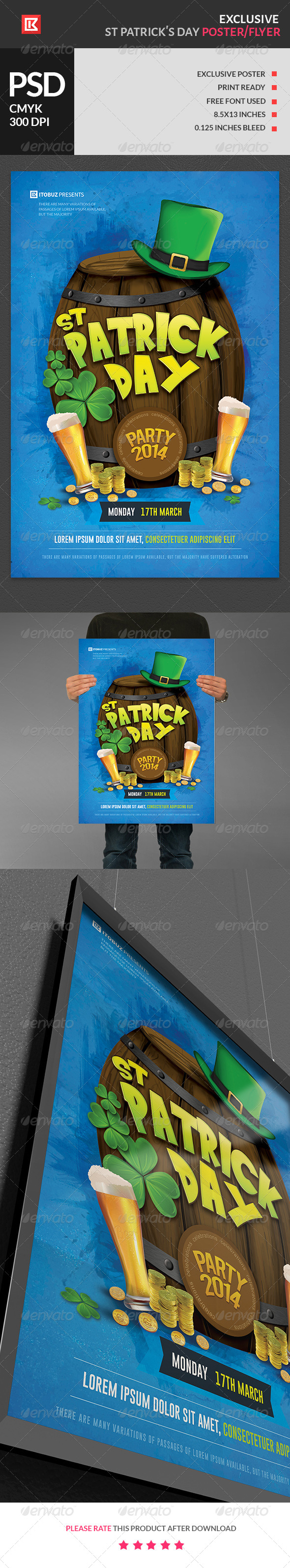 Exclusive St Patrick's Day Poster - Holidays Events
