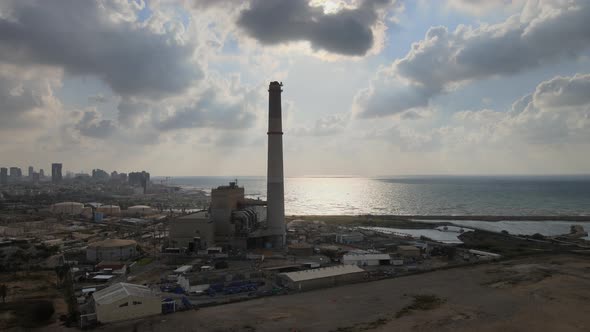 Riding Coal Electricity Power Station TelAviv Israel