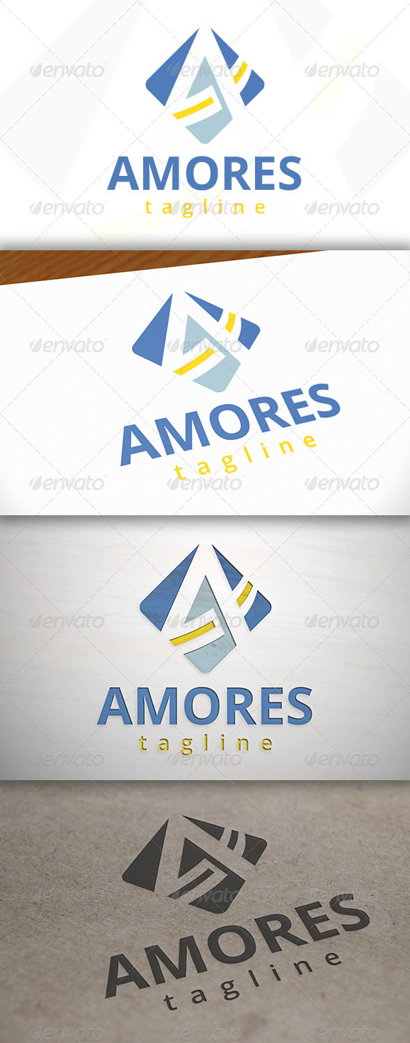 Amor A Letter Logo - Letters Logo Templates
