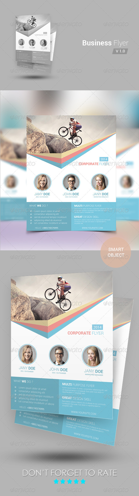 Business Flyer template - Corporate Flyers