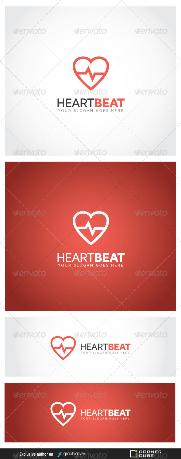 Heart Beat Logo - Logo Templates