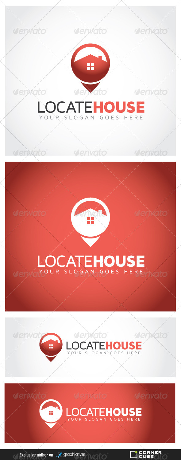 Locate House Logo - Logo Templates