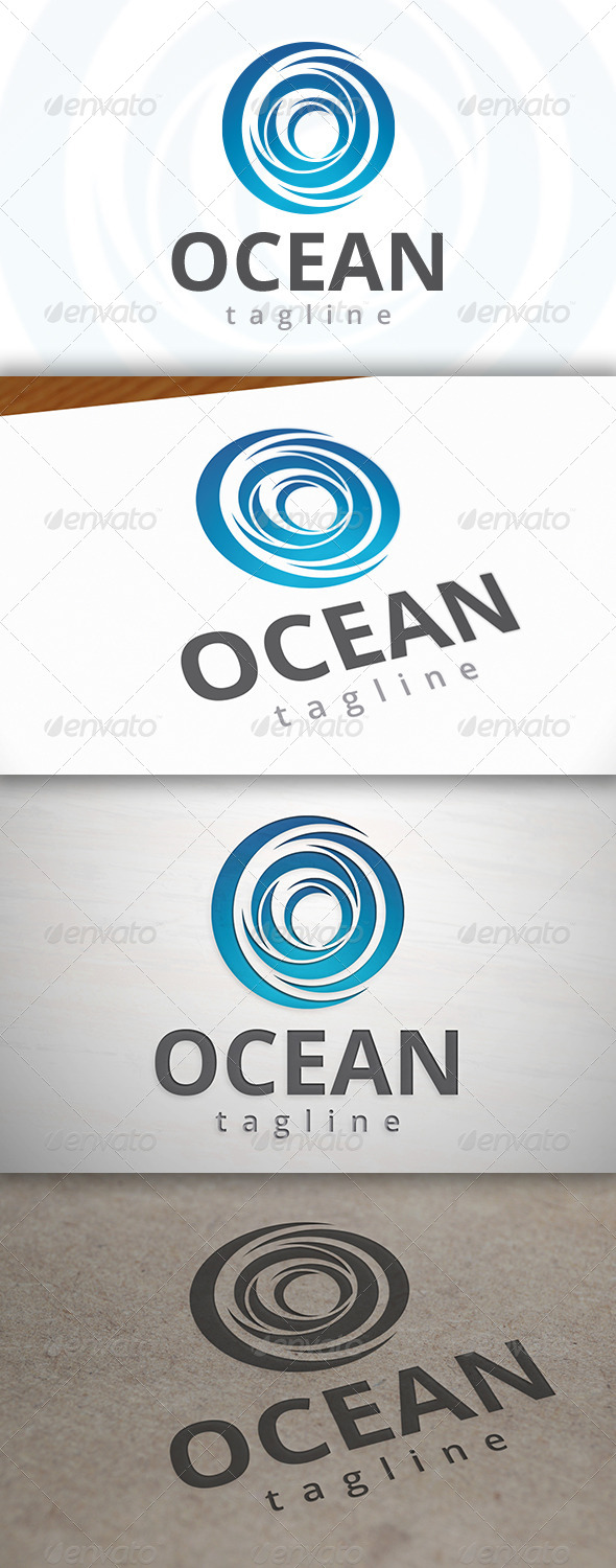 Ocean Wave Logo - Nature Logo Templates