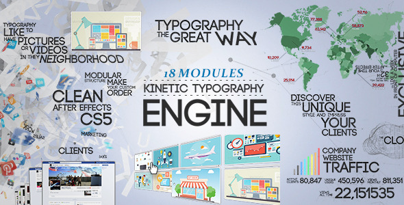 Kinetic Typography Engine - VideoHive 6990446