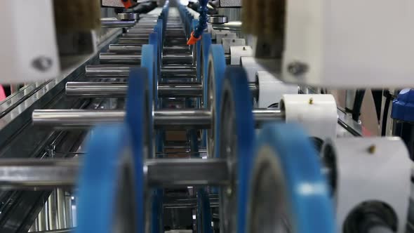 Moving Parts of the Conveyor in Production